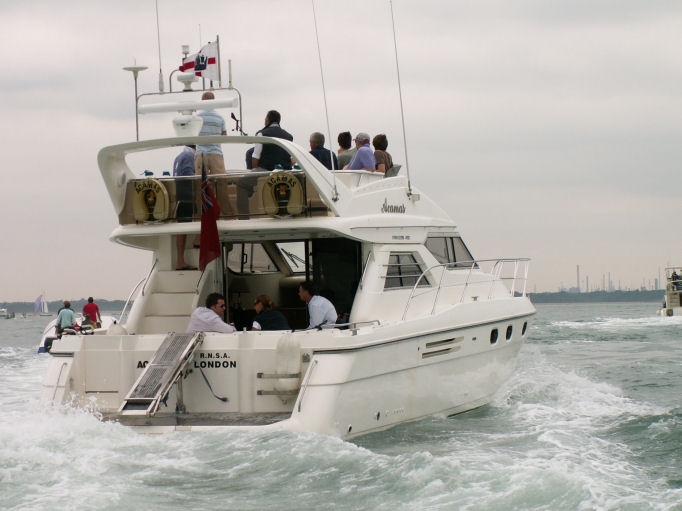 Acamas luxury boat charter River Hamble